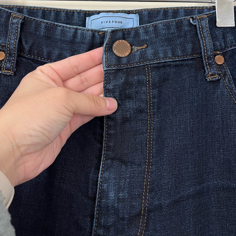 Five Four Men’s Medium Wash High-Rise Relaxed Jeans Size 38 - Picture 4 of 9